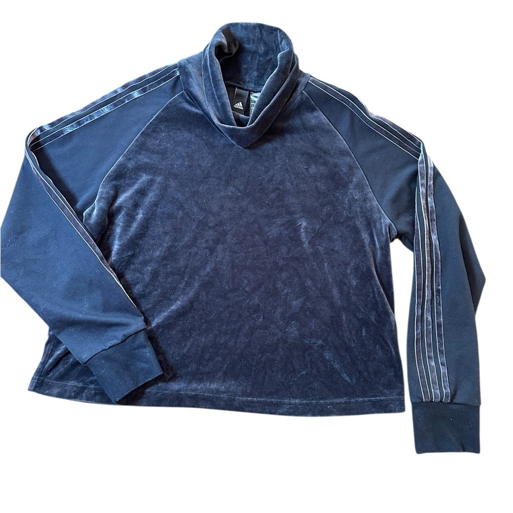 Adidas Women’s L‎ black velvet turtleneck